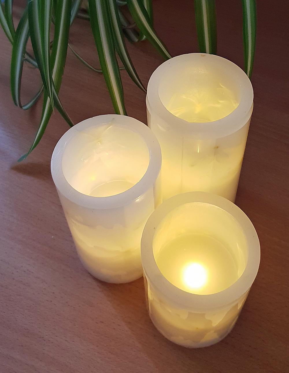 Wax LED Candles avoid air pollution issues!